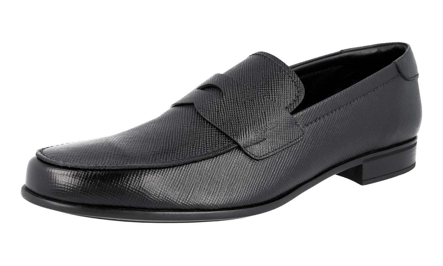 prada saffiano loafer