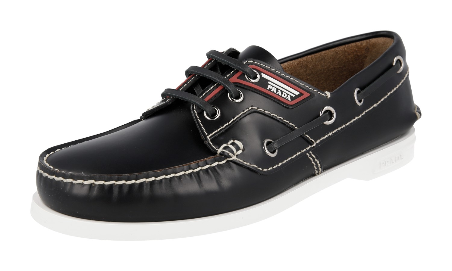 prada boat shoes